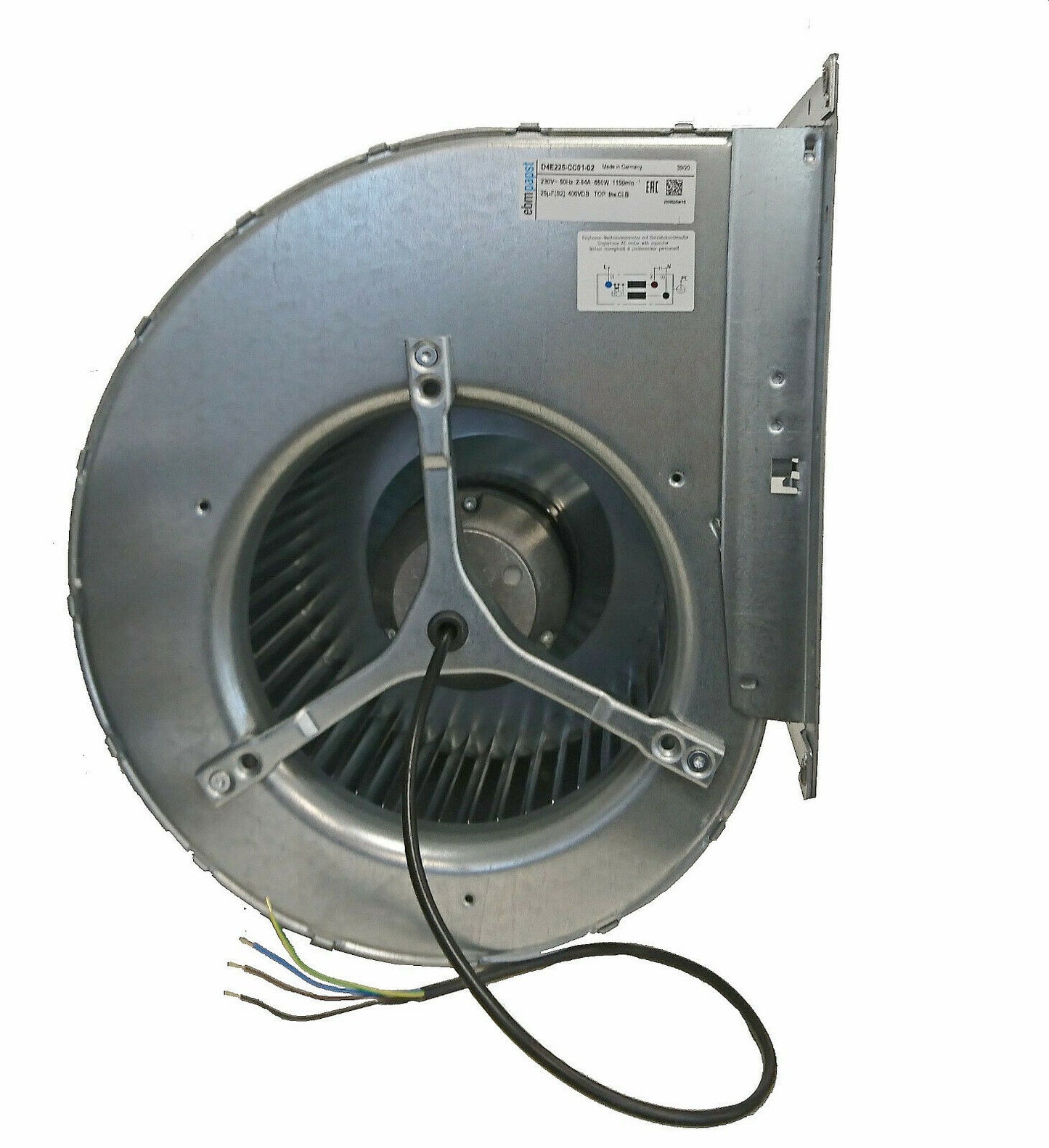 EBM PAPST D4E225CC0102 – Radiallüfter 2215 m³/h